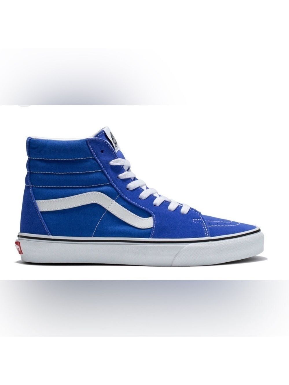 Vans Unisex Sk8-Hi Blue Lace Up High Top Shoes